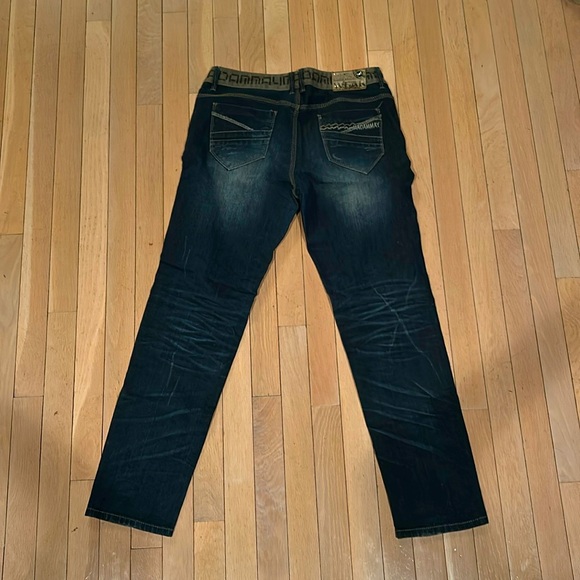 Frankie Morello Straight Leg Intricate Men’s Jeans Size L Brand new condition